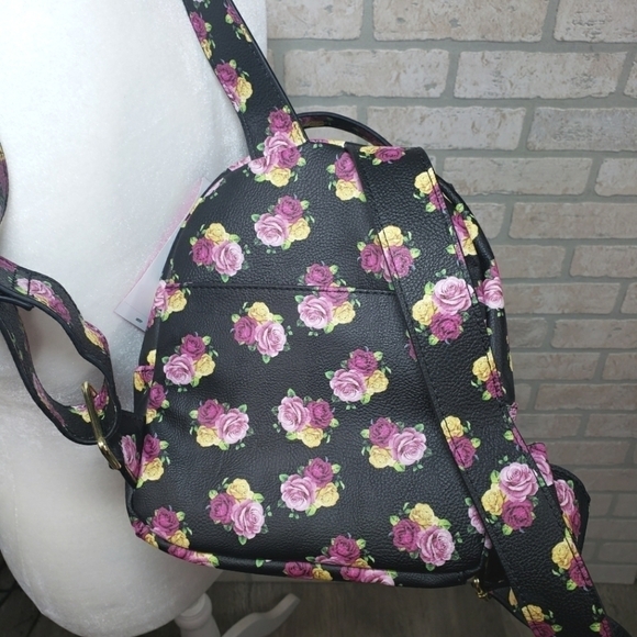 BETSEY JOHNSON Floral Bow Quilted Backpack main image 6